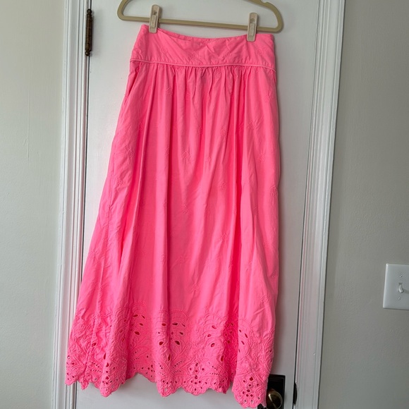 Farm Rio Eyelet Richelieu Maxi Skirt - Picture 2 of 8